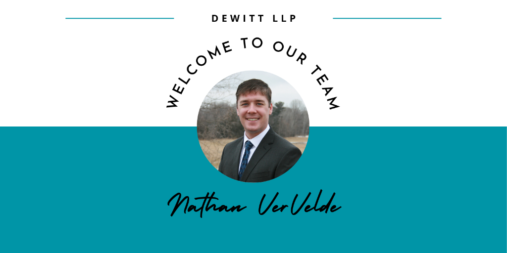 DeWitt LLP Welcomes Associate Attorney Nathan Vervelde to its Green Bay Office Featured Image